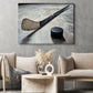 Ice Legacy: The Silent Echoes of Hockey, Hockey Canvas Painting, Sports Wall Art, Poster Gift For Hockey Lover