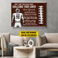 Personalized Football Boy Canvas Painting, Don't Limit Your Challenges Sport Wall Art Decor, Poster Gift For Football Lovers