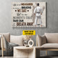 Personalized Jiu Jitsu Man Canvas Painting, Life Is Not Measured Wall Art Decor, Poster Gift For Jiu Jitsu Lovers