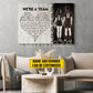 Romantic Personalized Volleyball Couple Canvas Painting, We're A Team, Sports Quotes Wall Art Decor, Poster Valentine's Day Gift For Volleyball-Loving Couple