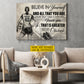 Personalized Soccer Girl Canvas Painting, Believe In Yourself And All That You Are Wall Art Decor, Poster Gift For Soccer Lovers