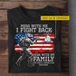 Personalized Veterans T-shirt, Mess With Me I Fight Back USA Tees Gift For Veteran Lovers