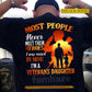 Personalized Veterans Backside T-shirt, I'm A Veteran's Daughter USA Tees Gift For Veteran's Daughters