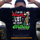 Funny Christmas Horse Backside T-shirt, On The Naughty List Tees Xmas Gift For Horse Lovers