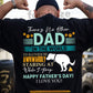 Funny Dog Dad Backside T-shirt, There's No Other Dad In The World Tees Father's Day Gift For Dog Lovers