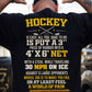 Funny Hockey Backside T-shirt, Hockey A World Of Pain Sport Tees Gift For Hockey Lover