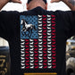 July 4th Horse Backside T-shirt, Freedom Runs Wild Horse American Flag Tees Independence Day Gift For Horse Lover