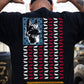 July 4th USA German Shepherd Dog Backside T-shirt, American Spirit German Shepherd Tees Independence Day Gift For German Shepherd Lover