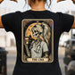 Halloween Skeleton Nurse Backside T-shirt, The CNA Nurse Tees Spooky Season Gift For Nurse Lover