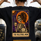 Funny Halloween Skeleton Volleyball Backside T-shirt, The Volleyball Mom Tees Spooky Season Gift For Volleyball Lover