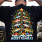 Funny Christmas Fishing T-shirt, Merry Fishmas Tees Gift For Fishing Lover