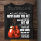 Boxing T-shirt, It Ain't About How Hard You Hit Sport Tees Gift For Boxing Lovers