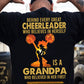 Cheerleading Grandpa Backside T-shirt, Behind Every Great Cheerleader Tees Gift For Cheerleading Lovers