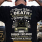 Funny Cat Backside T-shirt, I Never Wish Death Tees Gift For Cat Lovers