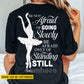Personalized Ballet Backside T-shirt, Be Not Afraid Of Going Slowly Tees Gift For Ballet Lover