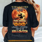 Halloween Witch & Black Cat Backside T-shirt, When Witches Go Riding Tees Spooky Season Gift For Witch Lovers