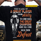 Personalized Cycling Man T-shirt, The Mark Of A Great Player Sport Tees Gift For Cycling Lover