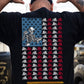 July 4th USA Trucker Backside T-shirt, Driven By Diesel Powered By Freedom Tees Independence Day Gift For Truck Driver
