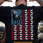 July 4th USA Labrador Dog Backside T-shirt, Red White And Lab Proud Tees Independence Day Gift For Labrador Retriever Lover