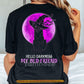 Halloween Cat Backside T-shirt, Hello Darkness My Old Friend, Spooky Season Gift For Cat Lovers