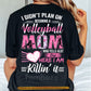 Funny Volleyball Mom Backside T-shirt, I Didn't Plan On Becoming A Volleyball Mom Tees Mother's Day Gift For Volleyball Lover