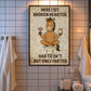 Funny Horse Toilet Canvas Painting, Here I Sit Broken Hearted Bathroom Wall Art Decor, Restroom Poster Gift For Horse Lovers