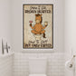 Funny Horse Toilet Canvas Painting, Here I Sit Broken Hearted Bathroom Wall Art Decor, Restroom Poster Gift For Horse Lovers