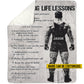 Personalized Wrestling Boy Life Lessons Fleece Blanket, Wrestling Woven Blanket, Cool Sherpa Blanket Gift For Wrestling Lovers