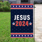 July 4th Jesus Garden Flag - House Flag, Jesus 2024, Independence Day Yard Flag Gift For America Lovers