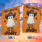 Halloween Boo Cowboy Garden Flag House Flag, Boot Scootin Spooky Yard Flag, Spooky Season Gift For Cowboy Lovers