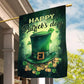 Patrick's Day Garden Flag & House Flag, Happy Patrick's Day Outdoor Decor, Yard Decor Gift For Shamrock Lovers