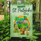 Irish Shamrock Garden Flag & House Flag, Happy St. Patricks Day Outdoor Decor, Patrick's Day Themed Yard Decor Gift For Irish Lovers