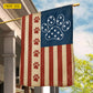 July 4th Dog Paw 250 Anniversary USA Garden Flag & House Flag, Patriotic Dog Paw Outdoor Decor, Independence Day Yard Flag Gift For Dog Lover