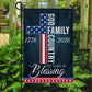 God July 4th 250 Anniversary USA Garden Flag & House Flag, God Family Country Outdoor Decor, Independence Day Yard Flag Gift For Christian, American Patriot
