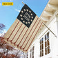 July 4th Hockey 250 Anniversary USA Garden Flag & House Flag, Stars, Stripes And Slapshots Outdoor Decor, Independence Day Yard Flag Gift For Hockey Lover