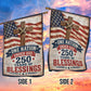 God July 4th 250 Anniversary USA Garden Flag & House Flag, One Nation Under God Outdoor Decor, Independence Day Yard Flag Gift For Christian