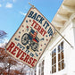 July 4th USA Garden Flag & House Flag, Back It Up Terry Outdoor Decor, Independence Day Yard Flag Gift For American Patriot