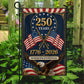 July 4th 250 Anniversary USA Garden Flag & House Flag, 250 Years 1776 - 2026 Semiquincentennial Outdoor Decor, Independence Day Yard Flag Gift For American Patriot