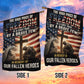 July 4th God Garden Flag & House Flag, The High Price Of Freedom Outdoor Decor, Independence Day Yard Flag Gift For Christian