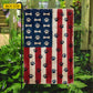July 4th Dog USA Garden Flag & House Flag, Stars, Stripes And Paw Prints Outdoor Decor, Independence Day Yard Flag Gift For Dog Lover