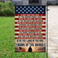 July 4th USA Garden Flag & House Flag, Home Of The Brave Outdoor Decor, Independence Day Yard Flag Gift For American Patriot