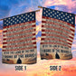 July 4th USA Garden Flag & House Flag, Home Of The Brave Outdoor Decor, Independence Day Yard Flag Gift For American Patriot