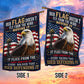 July 4th USA Garden Flag & House Flag, Our Flag Doesn't Fly From The Wind Patriotic Outdoor Decor, Independence Day Yard Flag Gift For American Patriot
