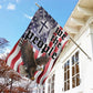 July 4th Eagle Garden Flag - House Flag, We The People Believe In Jesus, Independence Day Yard Flag Gift For Eagle Lovers