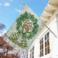 Patrick's Day Dog Paw Garden Flag & House Flag, Welcome Patrick's Day Outdoor Decor, Yard Decor Gift For Shamrock Lovers