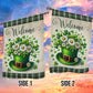 Patrick's Day Garden Flag & House Flag, Welcome Patrick's Day Outdoor Decor, Yard Decor Gift For Shamrock Lovers