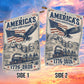 July 4th 250 Anniversary USA Garden Flag & House Flag, Stars Stripes And Liberty Patriotic Outdoor Decor, Independence Day Yard Flag Gift For American Patriot