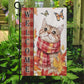 Cute Thanksgiving Cat Garden & House Flag, Welcome Outdoor Decor, Give Thanks Yard Decor Gift For Cat Lovers
