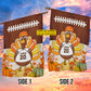 Personalized Thanksgiving Football Garden & House Flag, Thankful For Football With Turkey Outdoor Decor, Yard Decor Gift For Football Lovers