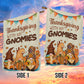 Thanksgiving Gnomies Garden & House Flag, Thanksgiving With My Gnomies Thankful Outdoor Decor, Yard Decor Gift For Gnomie Lovers